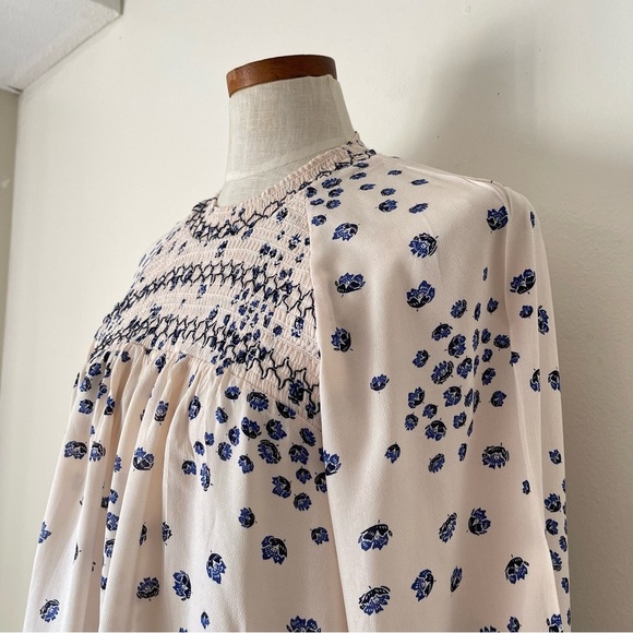 Free People Ivory Combo Tunic Top NWT Small - Picture 3 of 9